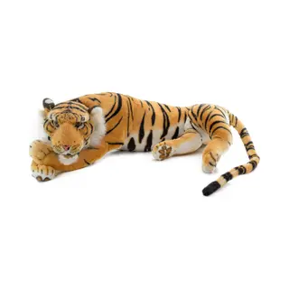 Brubaker Kuscheltier Liegender Tiger 60 Cm Lebensecht (1-St., König Des Dschungels), Stofftier Plüschtier