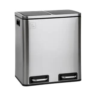 Svita Mülltrennsystem, Tretmülleimer 2x 15L Edelstahl