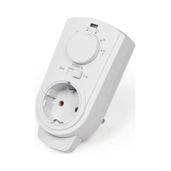 McPower Mc Power - Steckdosen-Thermostat Klimaregelung | Tcu-330 | 5-30°C, Max. 3.500W, 230V/16A | Steuerung Von Klimageräten Und Heizungen Ohne thumbnail
