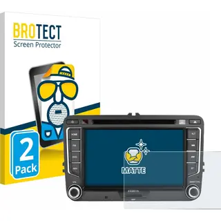 Brotect Screen Protector Anti-Glare Compatible With Zenec E>Go 7" (2 Pack) Screen Protector Matte, Anti-Fingerprint Protection Film