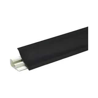 Dq-Pp 1, 5m Winkelleiste – Schwarz – 23 X 23mm – Pvc – Gratis Schrauben – Küchenleiste Arbeitsplatte Abschlussleiste Leiste Küche