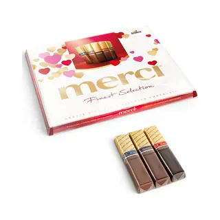 Merci Finest Selection - Love Design - Merci Chocolade Met Liefdes Design (250 Gram)