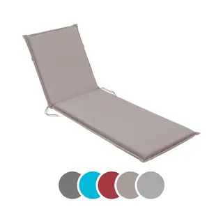 Sleepling 190 X 58 Cm Ligbedkussen | Kussen Voor Tuinligbed | Met Bevestigingsbanden | Made In Eu | Afneembare Hoes Van Polyester, Wasbaar Op 30