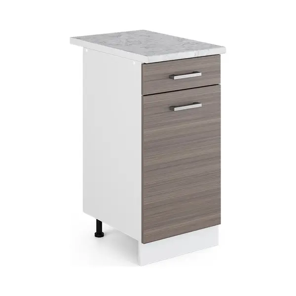 Küchenunterschrank R-line, Grau, 40 Cm , Ap Marmor, Vicco thumbnail