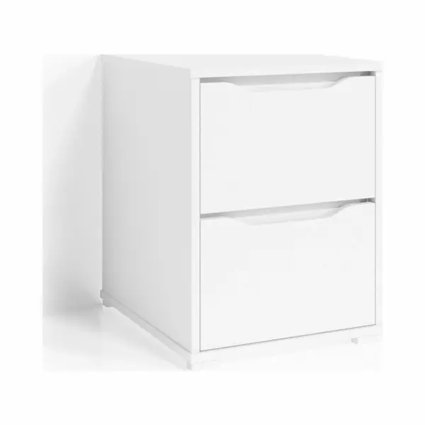 Vicco Kommode Ruben, Weiß, 40.2 X 53.6 Cm, Geeignet Als Nachttisch Für Boxspringbetten thumbnail