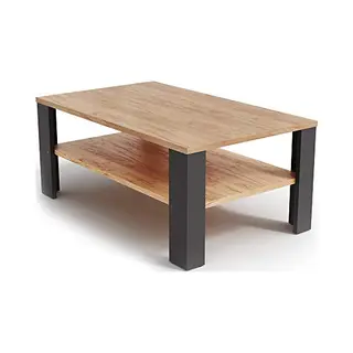 Vicco Couchtisch, Anthrazit/Sandeiche, 100 X 60 Cm (1-St), Kippbar