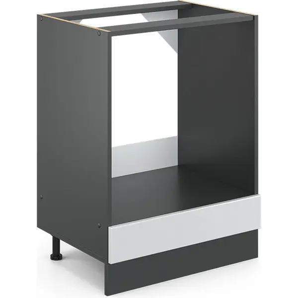 Vicco - Herdumbauschrank R-line, Weiß Landhaus, 60 Cm Ohne Arbeitsplatte thumbnail