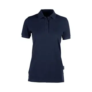 Hrm Premium Damen Heavy Polo - Navy, Gr. 4XL - 100% Baumwolle Polohemd Bis 60°C Waschbar - Hochwertiges & Nachhaltiges Oberteil - Workwear