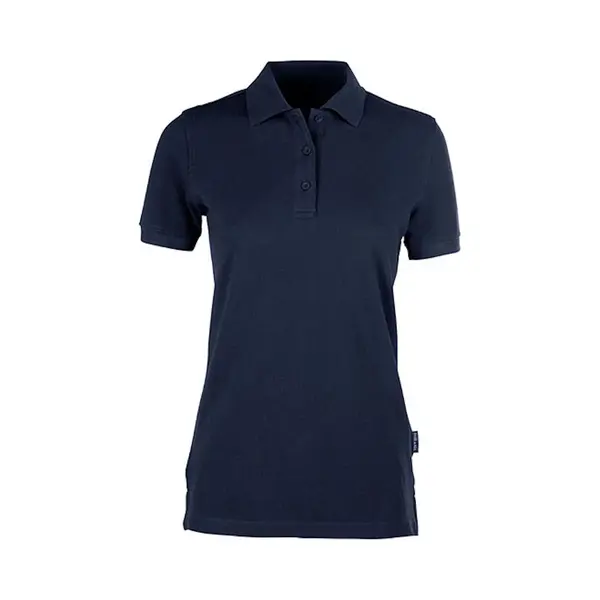 Hrm Premium Damen Heavy Polo - Navy, Gr. 4XL - 100% Baumwolle Polohemd Bis 60°C Waschbar - Hochwertiges & Nachhaltiges Oberteil - Workwear thumbnail