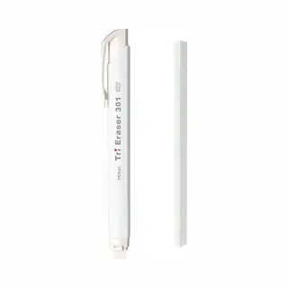 Penac Japan - Gumvulpotlood - Gum Pen - Wit + Navulling - 8.25mm X 122mm Gumpotlood