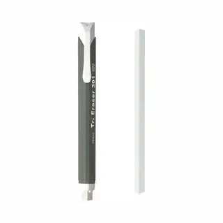 Penac Japan - Gumvulpotlood - Gum Pen - Grijs + Navulling - 8.25mm X 122mm Gumpotlood