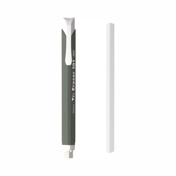 Penac Japan - Gumvulpotlood - Gum Pen - Grijs + Navulling - 8.25mm X 122mm Gumpotlood thumbnail