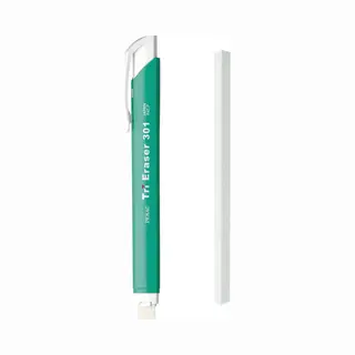 Penac Japan - Gumvulpotlood - Gum Pen - Pastel Groen + Navulling - 8.25mm X 122mm Gumpotlood