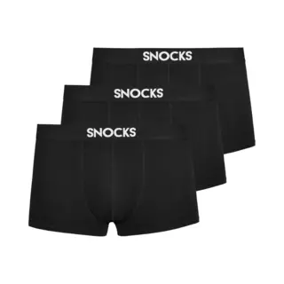 Snocks Short Trunks Heren - Boxershorts Met Kort Pijpje - 3-Pack Ondergoed - Biologisch Katoen - Comfortabel