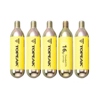 Topeak CO2-Pumpe 16g CO2 Kartuschen Mit Gewinde (5er Set)