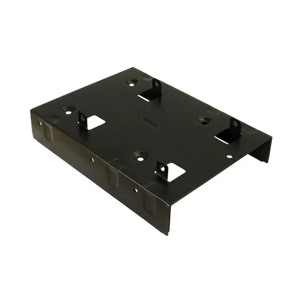 Inter-Tech 88885232 drive bay panel 2x 2,5" Bezelplaat Zwart thumbnail