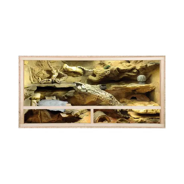 Repiterra® Terrarium 100x60x60 Cm Voor Schildpadden Van Osb Hout Met Bovenventilatie thumbnail