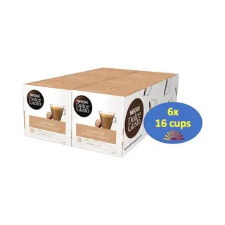 Nescafé Dolce Gusto Cortado Espresso Macchiato Capsules -6x16 Cups = 96 Koffiecups