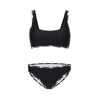 La V Bikini Classic Style - Zwart Ziczac 128-134