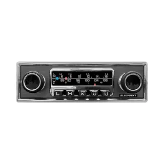 Blaupunkt Frankfurt Stereo Mb, 1-Din Autoradio, Oldtimer-Design, Dab+, Bluetooth, Usb, Aux-Eingang, Lenkradfernbedienung, Sub-Out, 4x50Watt, 12v