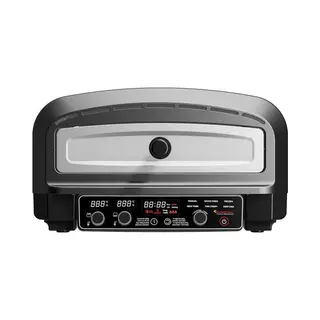 TurboTronic PO14 Elektrische Pizza Oven – Slimme Pizzaoven Tot 400 °C – Zwart