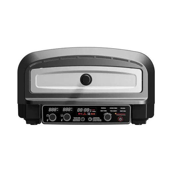 TurboTronic PO14 Elektrische Pizza Oven – Slimme Pizzaoven Tot 400 °C – Zwart thumbnail