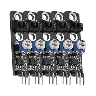 AZDelivery 3 X Ky-033 Line Follower TCRT5000 Line Tracking Sensor Module Compatible With Arduino Including E-Book!
