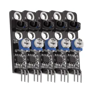 AZDelivery 5 X Ky-033 Line Follower TCRT5000 Line Tracking Sensor Module Compatible With Arduino Including E-Book!