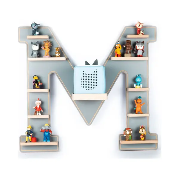 Boarti Houten Letter M Kinderplankje Toniebox Figuren Wandplank Tonies Muziekdoosje Houten Letter M Kinderplankje Toniebox Figuren Wandplank Tonies thumbnail