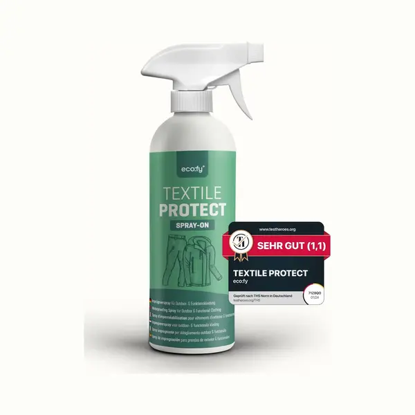 eco:fy Textil Imprägnierspray Jacke, Imprägnierung Regenjacke, Skibekleidung Goretex Imprägnierspray Wildleder, Pfc-frei, Schutz Gegen Nässe Schmutz (500 thumbnail