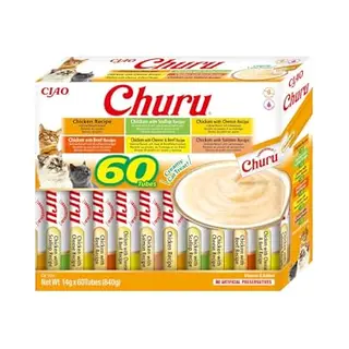 Inaba Churu Premium Katzen Schleckies Einzelzutat Mit Huhn, Getreidefrei, Zuckerfrei, Kalorienarm, Besten Katzen Leckerlies Für Den Tierarzt, Keine
