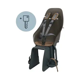 Urban Iki Carrier Mounting Kindersitz Hinten, Koge Brown/Kurumi Brown