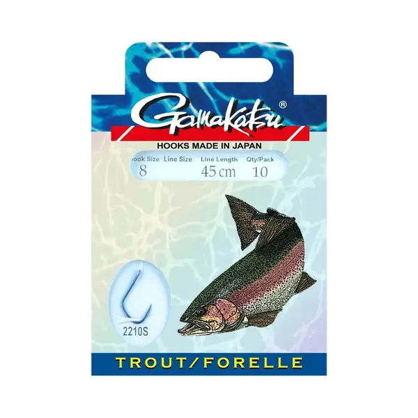 Gamakatsu Trout Ls-2210 Blauw H8 0.16mm 45cm thumbnail