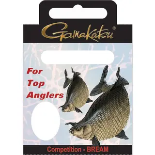 Gamakatsu 1100B Wettbewerb Brassen Haken Zu Nylon Größe 14–0, 14 Mm