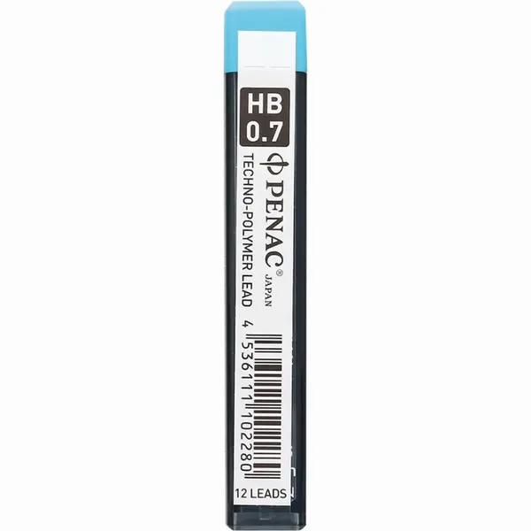 Penac Hi-Tec Polymer - Leads Vulpotlood Vulling - 0.7mm - Navulling - Hb - Koker 12 Stuks thumbnail
