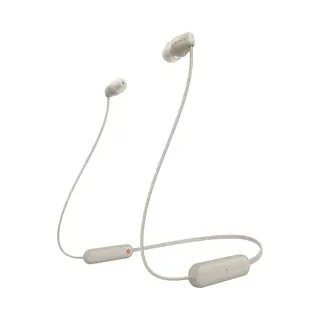 Sony Wi-C100 Headset Wireless In-ear Calls/Music Bluetooth Beige