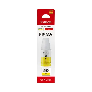 Canon Gi-50 Y, Hohe Reichweite, Tintenflasche, Gelb
