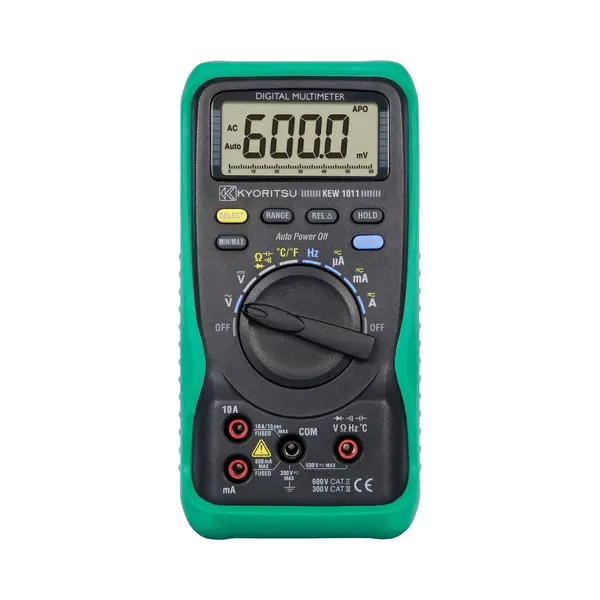 Kyoritsu, Multimeter, 010110001A Digitales Multimeter Mit Temperaturmessung (Cat Iii 300V) thumbnail