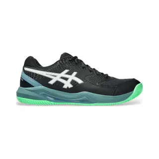 Asics For Man. 1041A414 Gel-Dedicate 8 Padel Shoes Black, Green (44), Flat, Laces, Casual, Sport, Multisport