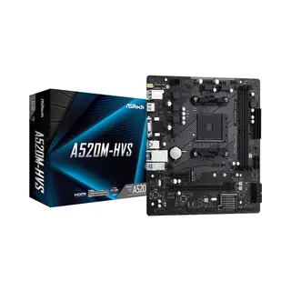 Asrock A520M-Hvs Amd A520 Sockel AM4 micro Atx