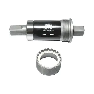 SunRace Unisex Bbs15 Bottom Bracket, Black, 107mm Uk