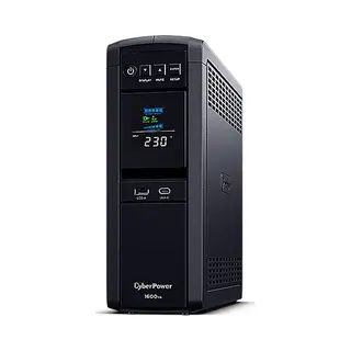 CyberPower CP1600EPFCLCD uninterruptible power supply (Ups) Line-Interactive 1.6 kVA 1000 W 6 Ac outlet(s)