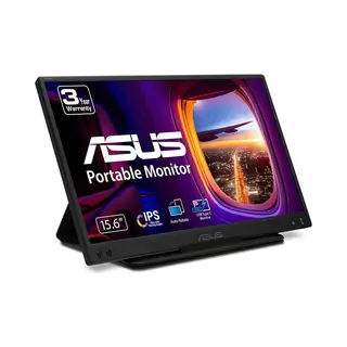 Asus ZenScreen MB166C computer monitor 39,6 cm (15.6") 1920 x 1080 Pixels Full Hd Led Zwart
