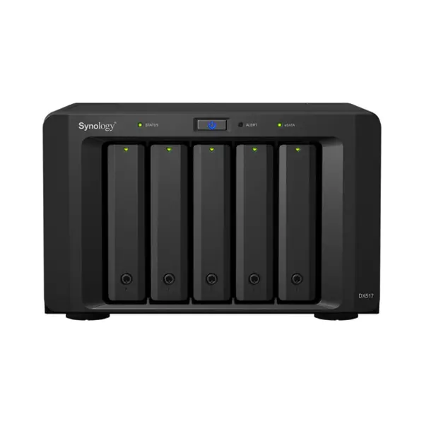 Synology DX517 Disk-Array 0 Tb Desktop Schwarz thumbnail
