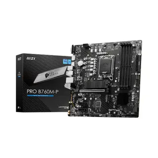 Msi Pro B760M-P Motherboard Intel B760 Lga 1700 micro Atx