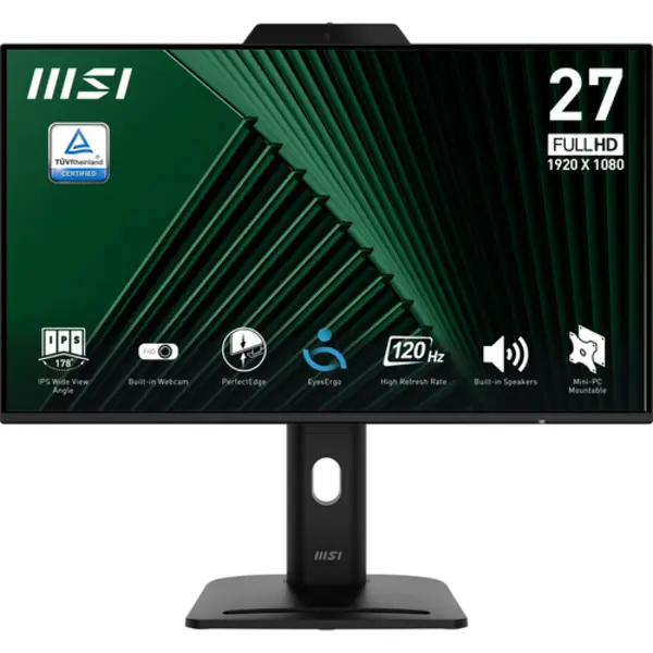 Msi Pro MP272PMG computer monitor 68.6 cm (27") 1920 x 1080 pixels Full Hd Lcd Black thumbnail