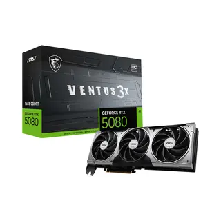 Msi Ventus GeForce RTX5080 16G 3X Oc Nvidia GeForce Rtx 5080 16 Gb GDDR7
