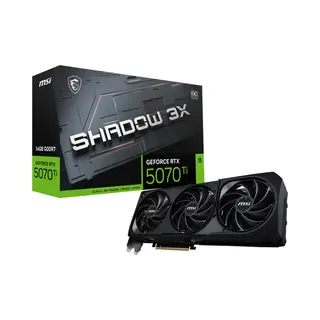 Msi GeForce Rtx 5070 Ti 16G Shadow 3X Oc Nvidia 16 Gb GDDR7