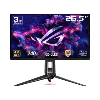 Asus Rog Swift Oled PG27UCDM Computerbildschirm 67,3 cm (26.5") 3840 x 2160 Pixel 4K Ultra Hd Qd-Oled Schwarz