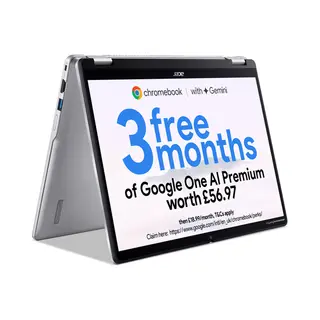 Acer Chromebook Spin 314 convertible (CP314-2HN) - Intel N100, 4GB, 128GB, 14" Wuxga touchscreen, Chrome Os
